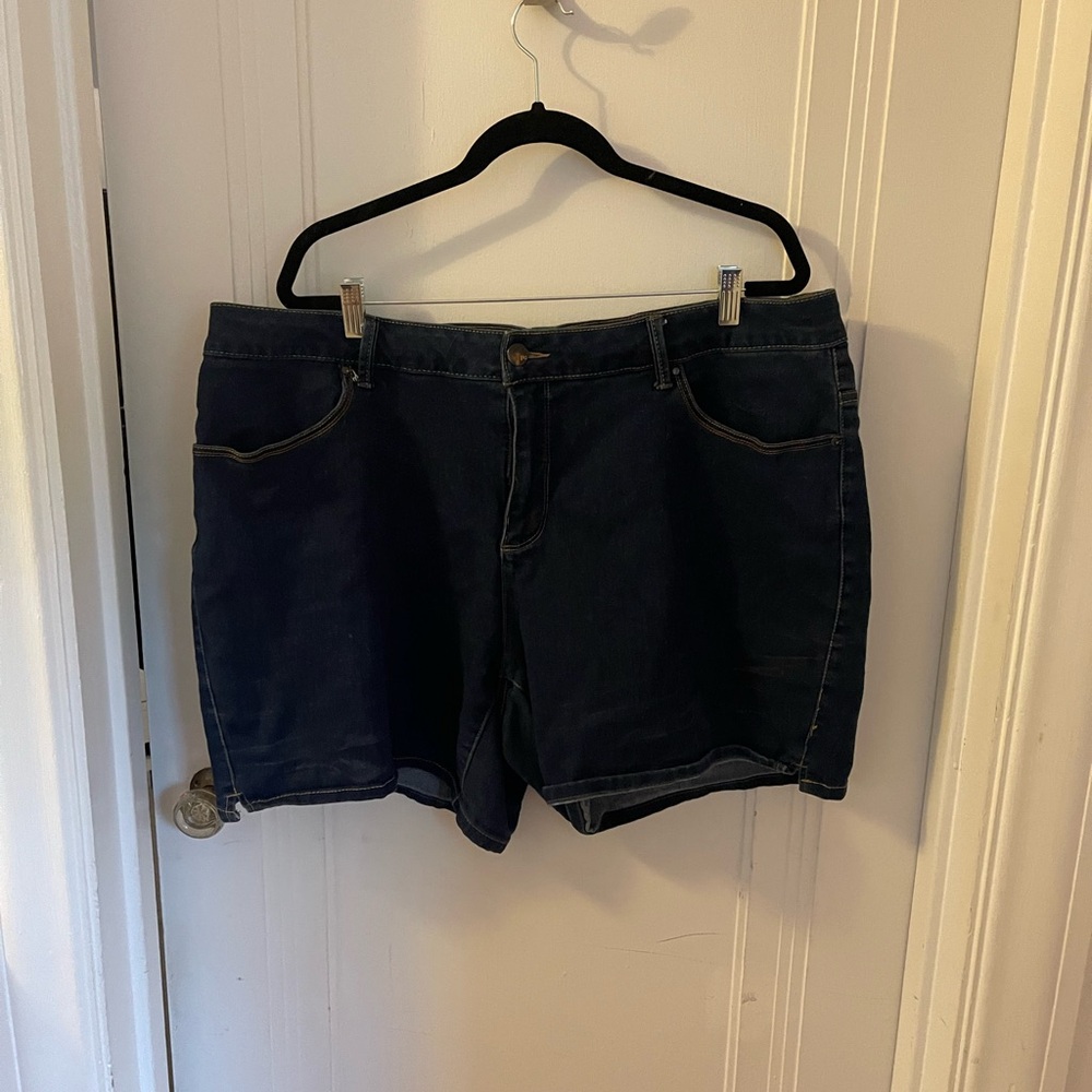 Faded Glory Women's Deep Indigo Jean Shorts